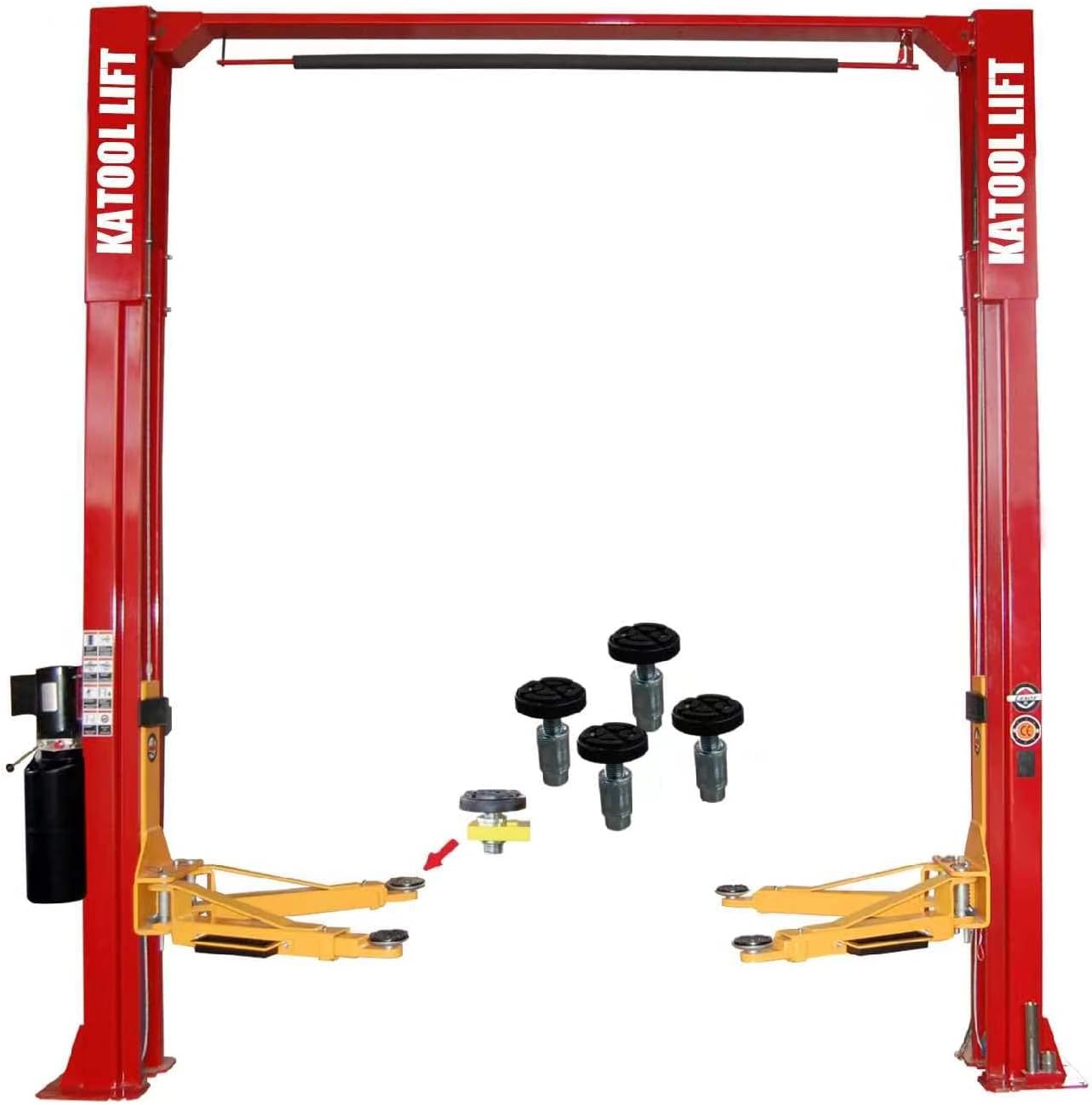 KATOOL 11000lbs 2 Post Lift Auto Lift Heavy Duty Load Lifter 220V Electric Motor